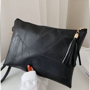 Medium Square Bag Embossed Detail Wristlet